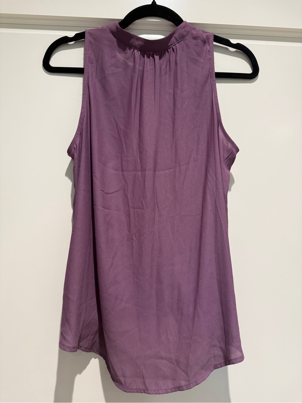 Lush Sleeveless Blouse - Solid Purple - Size XS - Picture 2 of 5